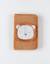 Protège carnet de santé babou en veloudoux Caramel, blanc 1 - vertbaudet enfant 