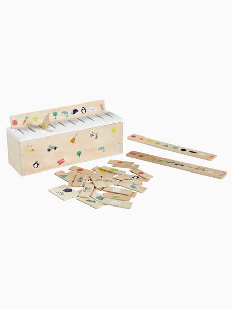 Boîte de tri formes et couleurs en bois FSC® multicolore 1 - vertbaudet enfant 