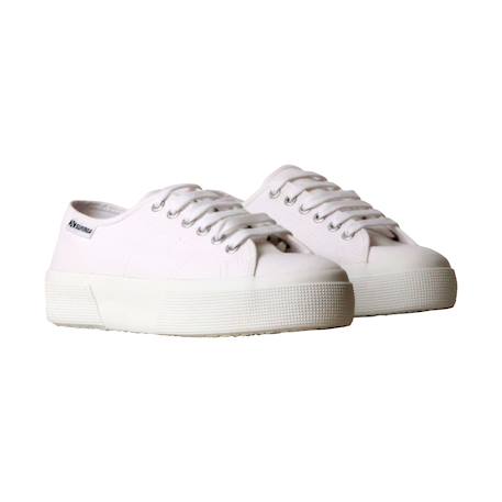 Baskets basses à lacets Blanc 3 - vertbaudet enfant 