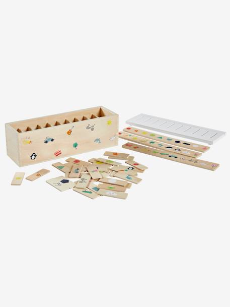 Boîte de tri formes et couleurs en bois FSC® multicolore 2 - vertbaudet enfant 