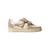 Baskets basses à scratch Blanc cassé or 1 - vertbaudet enfant 