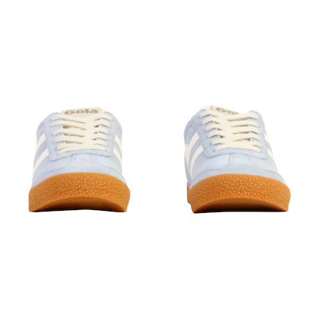 Baskets basses à lacets Bleu ciel  blanc cassé corail+Caramel blanc cassé rouge+Kaki sombre bubblegum sea mist 5 - vertbaudet enfant 