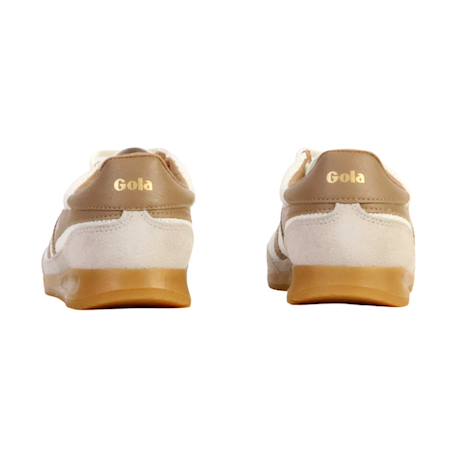 Baskets basses à lacets Blanc cassé caramel clair 4 - vertbaudet enfant 