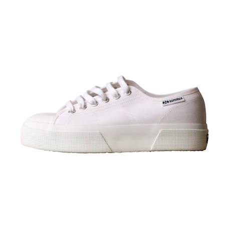 Baskets basses à lacets Blanc 2 - vertbaudet enfant 