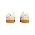 Baskets basses à scratch Blanc cerise+Blanc khaki orange+Blanc moonlight burgundy 4 - vertbaudet enfant 