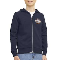 -Sweat zippe à capuche garçon jjelogo