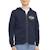 Sweat zippe à capuche garçon jjelogo Marine+Vert 1 - vertbaudet enfant 