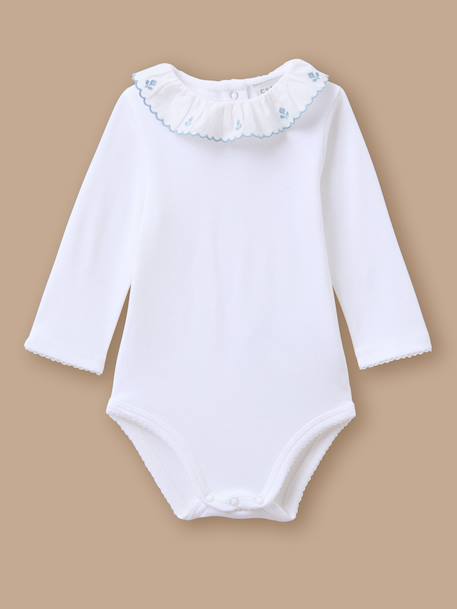 Bébé-Body col coquille contrasté bébé