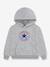 Sweat à capuche gris 1 - vertbaudet enfant 
