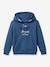 Sweat à capuche bleu 1 - vertbaudet enfant 