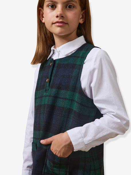 Robe à carreaux vert 4 - vertbaudet enfant 