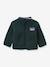Gilet zippé sherpa bébé vert sapin 1 - vertbaudet enfant 