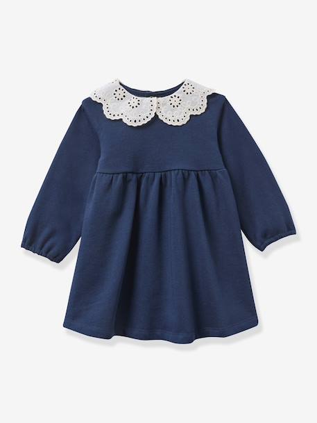 Robe molleton marine 1 - vertbaudet enfant 