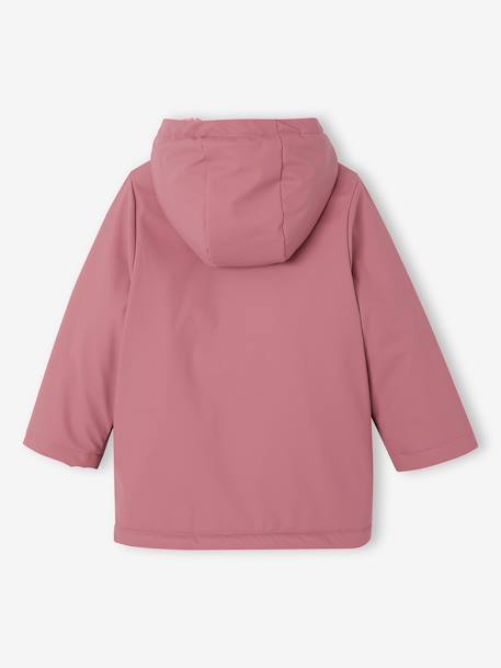 Ciré fille à capuche doublé sherpa anthracite+indigo+mauve+multicolore+vert 13 - vertbaudet enfant 