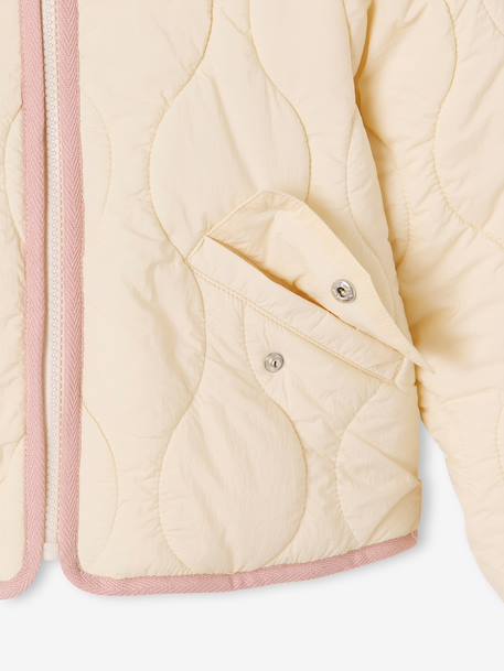 Doudoune légère fille bois de rose+vanille 7 - vertbaudet enfant 