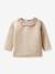 Ensemble pantalon pull col fleuri rose 1 - vertbaudet enfant 