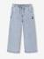 Pantalon large fille denim bleached 1 - vertbaudet enfant 