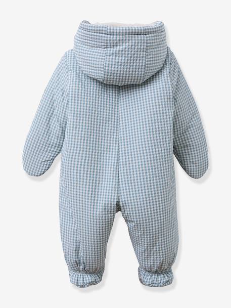 Combinaison pilote vichy bleu 2 - vertbaudet enfant 