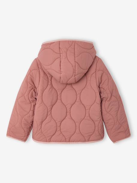 Doudoune légère fille bois de rose+vanille 2 - vertbaudet enfant 
