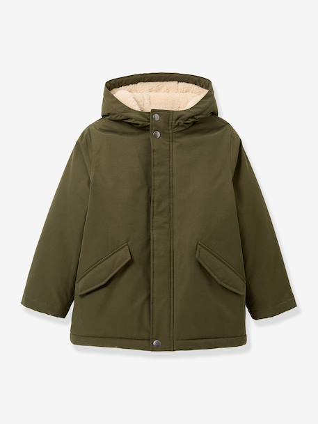 Garçon-Manteau-Parka sherpa