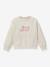 Sweat Bonjour écru 1 - vertbaudet enfant 