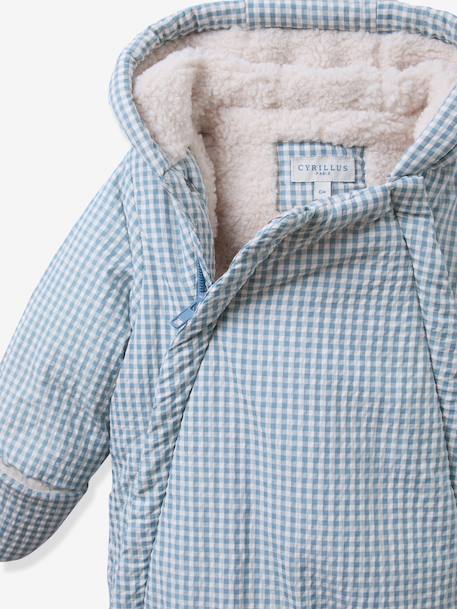 Combinaison pilote vichy bleu 3 - vertbaudet enfant 