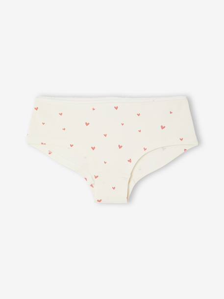 Lot de 7 shorties fille beige 4 - vertbaudet enfant 