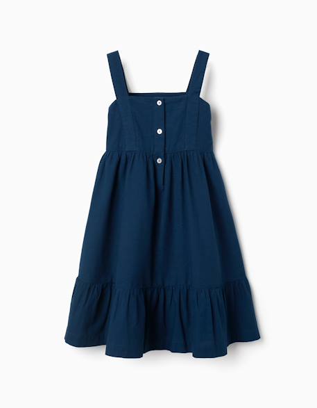 Robe sans manches en coton avec doublure you&me Bleu 2 - vertbaudet enfant 