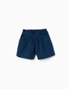 Short en coton avec taille élastique you&me  - vertbaudet enfant