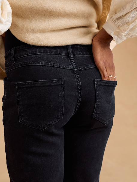 Jean mom ankle de grossesse denim noir+stone 5 - vertbaudet enfant 