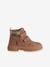 Boots garçon à scratchs marron 2 - vertbaudet enfant 