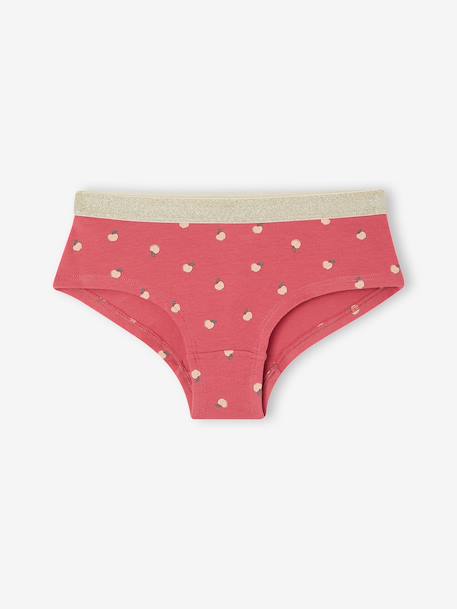 Lot de 5 shorties fille vieux rose 5 - vertbaudet enfant 