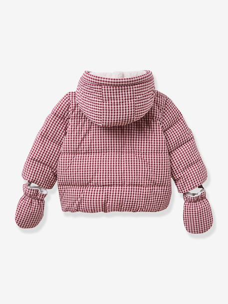 Doudoune vichy rouge 2 - vertbaudet enfant 