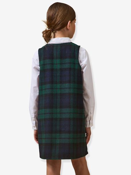 Robe à carreaux vert 3 - vertbaudet enfant 