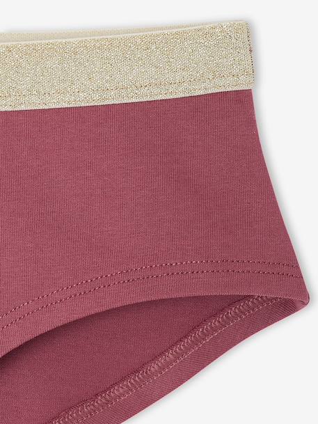 Lot de 5 shorties fille vieux rose 9 - vertbaudet enfant 