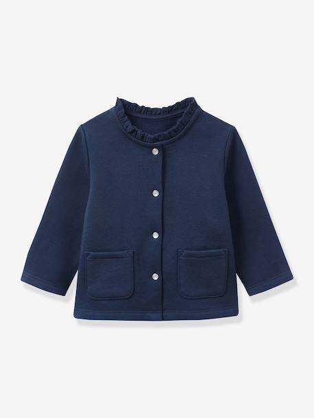 Gilet bébé Cardi marine 1 - vertbaudet enfant 