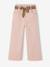 Pantalon large fille rose poudré 1 - vertbaudet enfant 