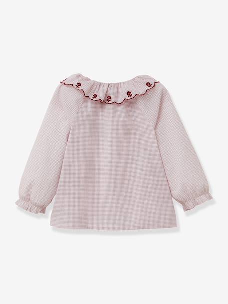 Blouse à carreaux rouge 2 - vertbaudet enfant 