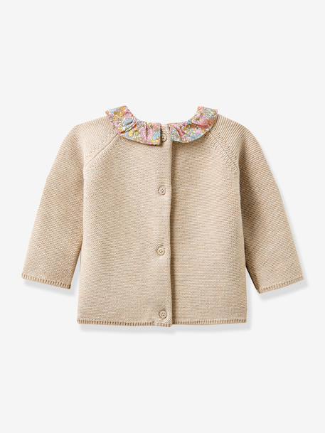 Ensemble pantalon pull col fleuri rose 5 - vertbaudet enfant 