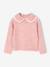 Pull fille col romantique blush 1 - vertbaudet enfant 