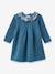 Robe longue tricot bleu 1 - vertbaudet enfant 