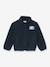 Sweat sherpa zippé marine 1 - vertbaudet enfant 