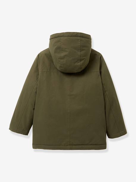 Parka sherpa kaki 2 - vertbaudet enfant 