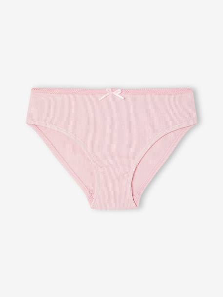 Lot de 5 culottes fille beige 3 - vertbaudet enfant 