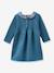 Robe longue tricot bleu 2 - vertbaudet enfant 