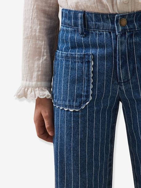 Pantalon rayé marine 4 - vertbaudet enfant 
