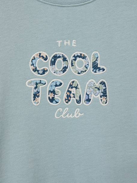 Sweat Cool Team bleu grisé 3 - vertbaudet enfant 