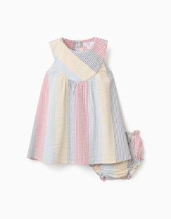 Bébé-Robe, jupe-Robe sans manches en coton à rayures you&me