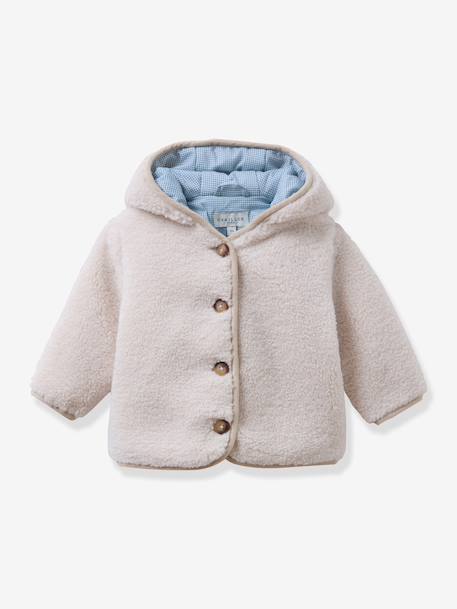 Bébé-Veste sherpa à capuche