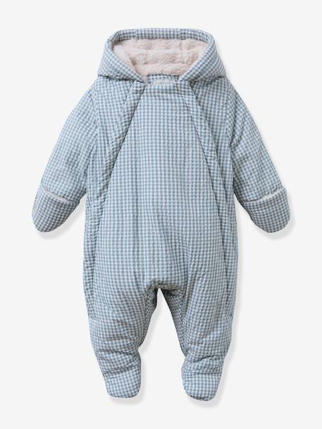 Combinaison pilote vichy bleu 1 - vertbaudet enfant 